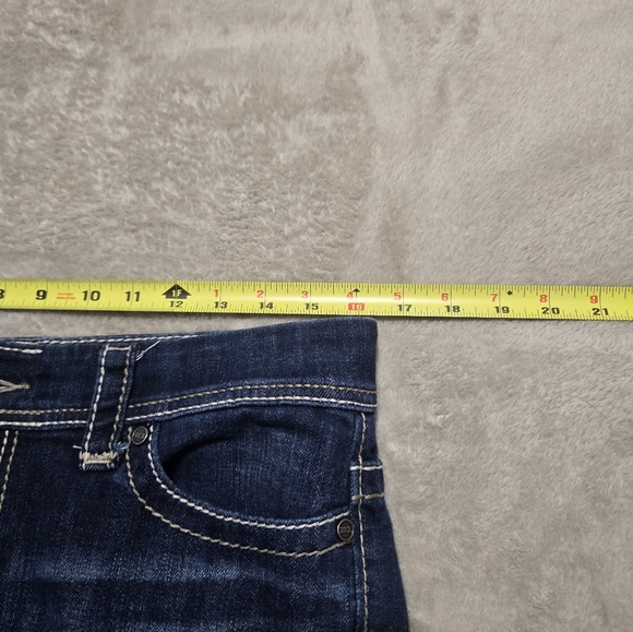BKE Payton Women's Denim Jeans Fits Size 32x27 (Tag 30) Western Flap Pockets - Picture 6 of 8